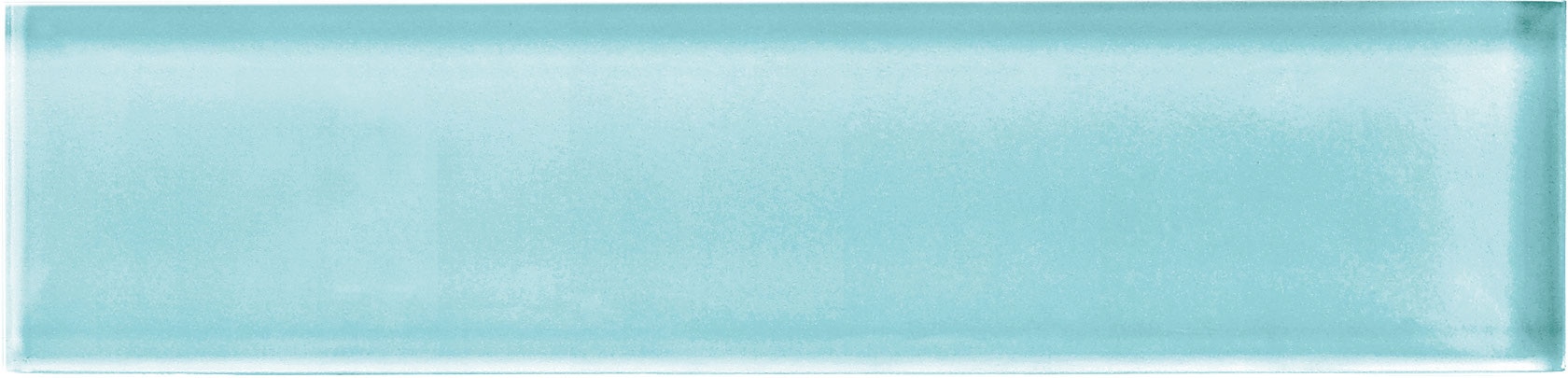 Fountain Blue, Rectangle, 2X8, Glossy