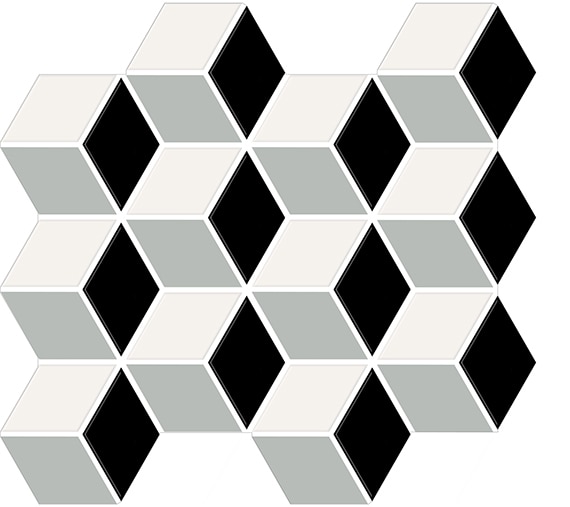 White/Black/Balance/Matte, Cubist, 2X3, 
