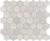 White, Hexagon, 1 1/2X1 1/2, Matte