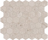 Beige, Hexagon, 1 1/2X1 1/2, Matte
