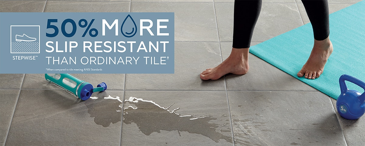 StepWise Slip Resistant Tile