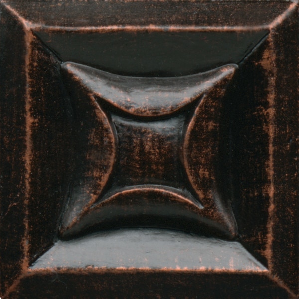 Oil Rub Bronze, Star, 2X2, Satin