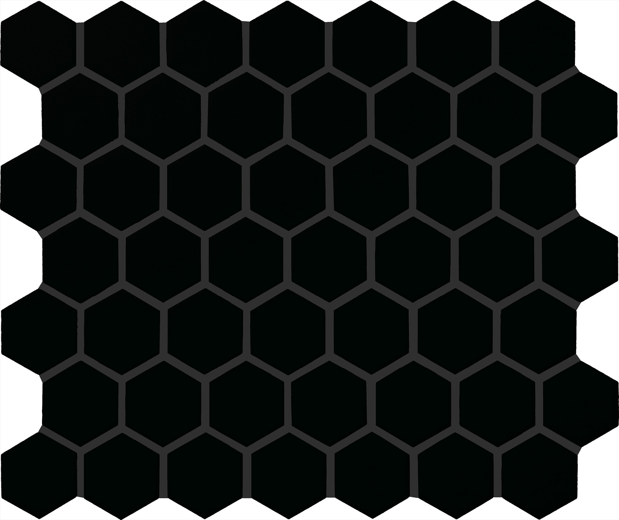 Black, Hexagon, 1.5, Glossy
