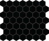 Matte Black, Hexagon, 1.5, Matte