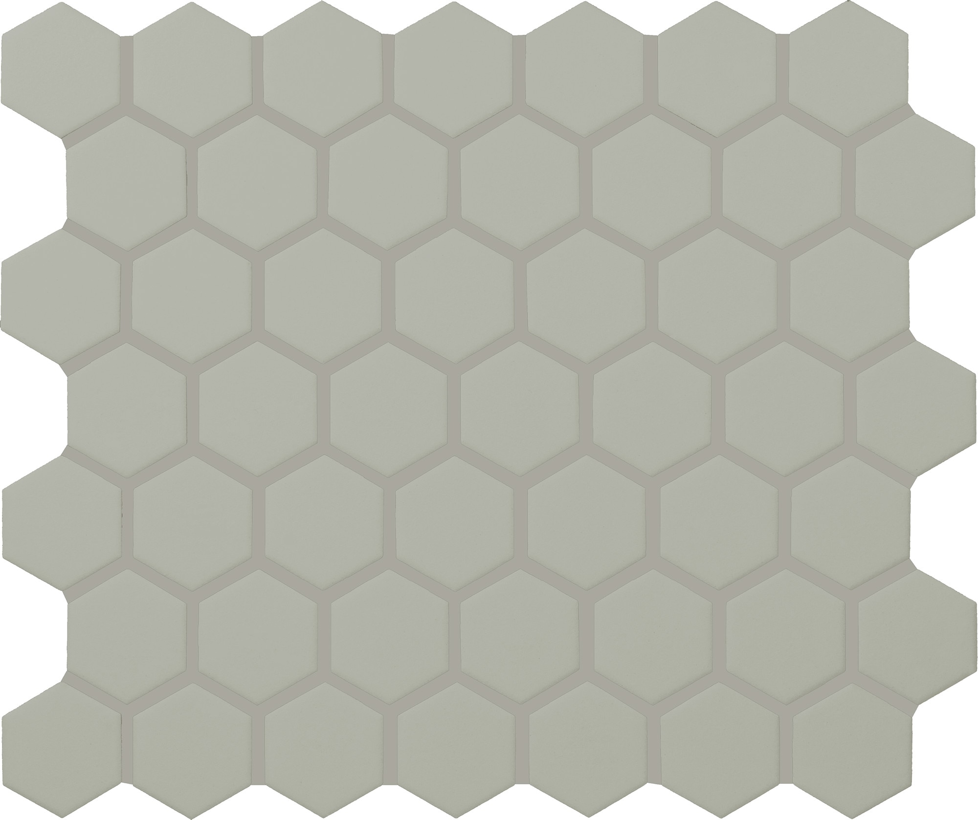 Matte Desert Gray, Hexagon, 1.5, Matte