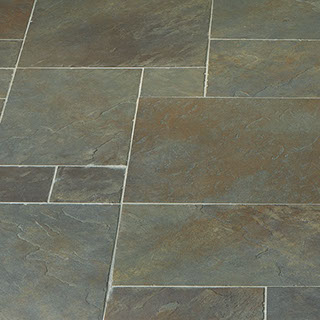 Continental Slate, Slate Flooring Vs Ceramic Tile