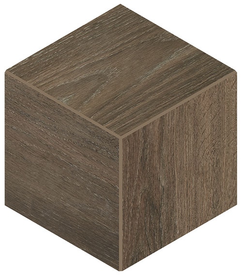 Hickory Pecan, 3D Cube, 12X12, Matte