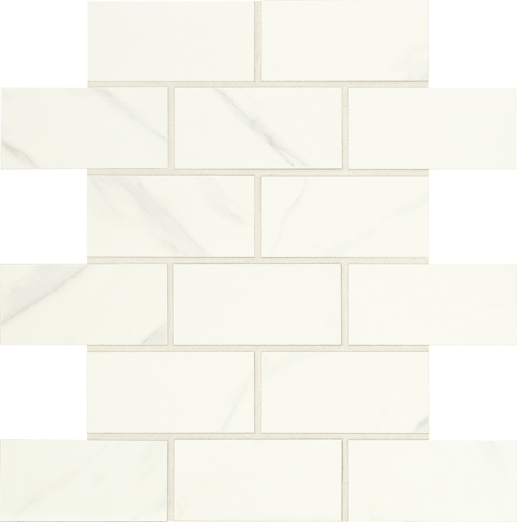 Carrara, Brick Joint, 2X4, Matte