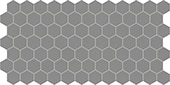 Suede Gray, Hexagon, 2, Textured