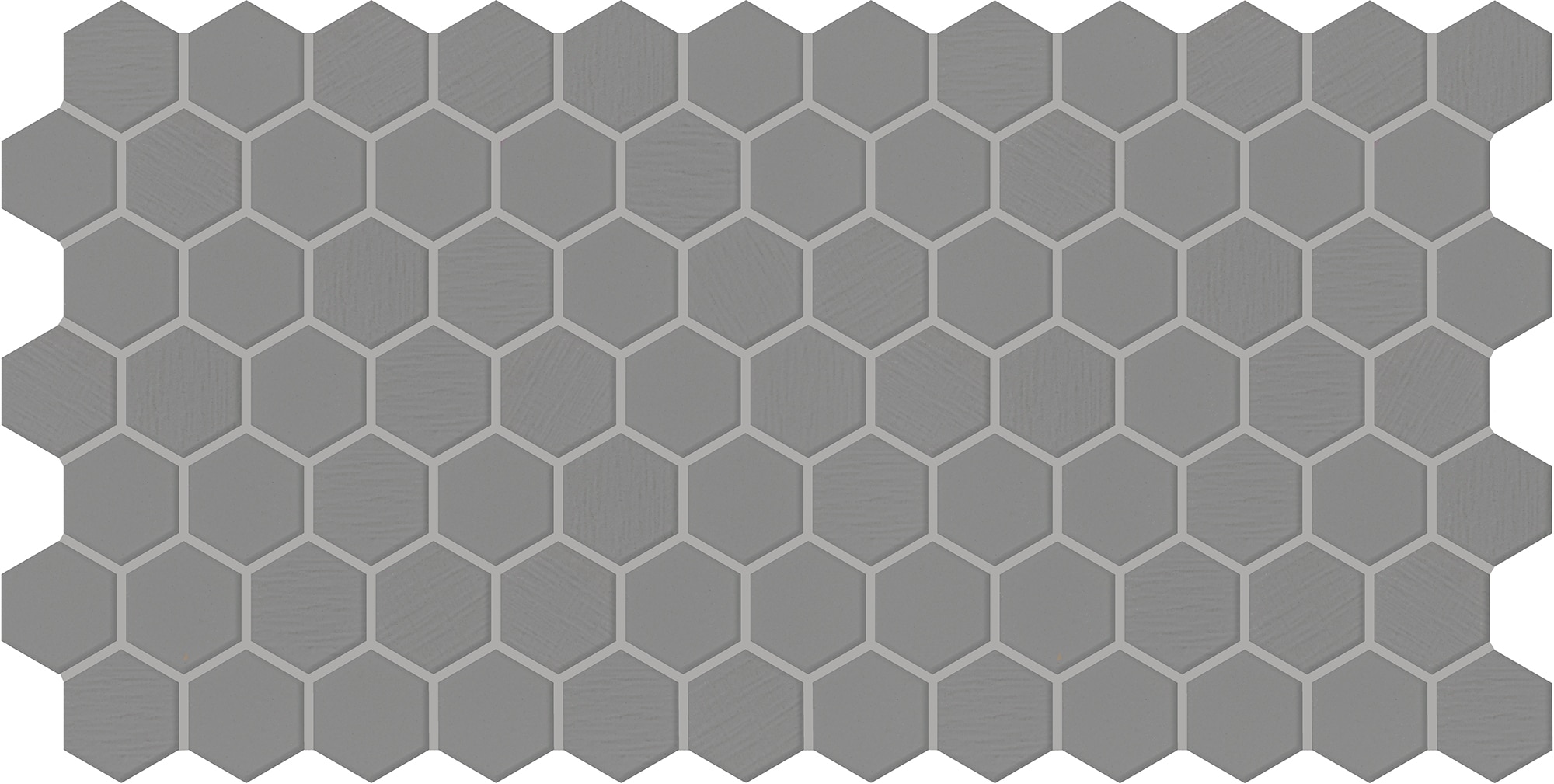 Suede Gray, Hexagon, 2, Textured