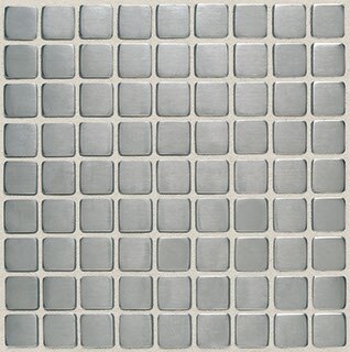 4 x 4 Brushed Stainless Steel 4 x 4 Dal-Tile Inc Dal-Tile 441P-SS50 Metallica Tile 