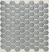 Brushed Stainless Steel, Hexagon, 1X1, S