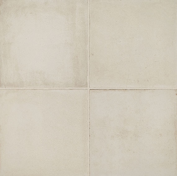 Cream square floor tile.