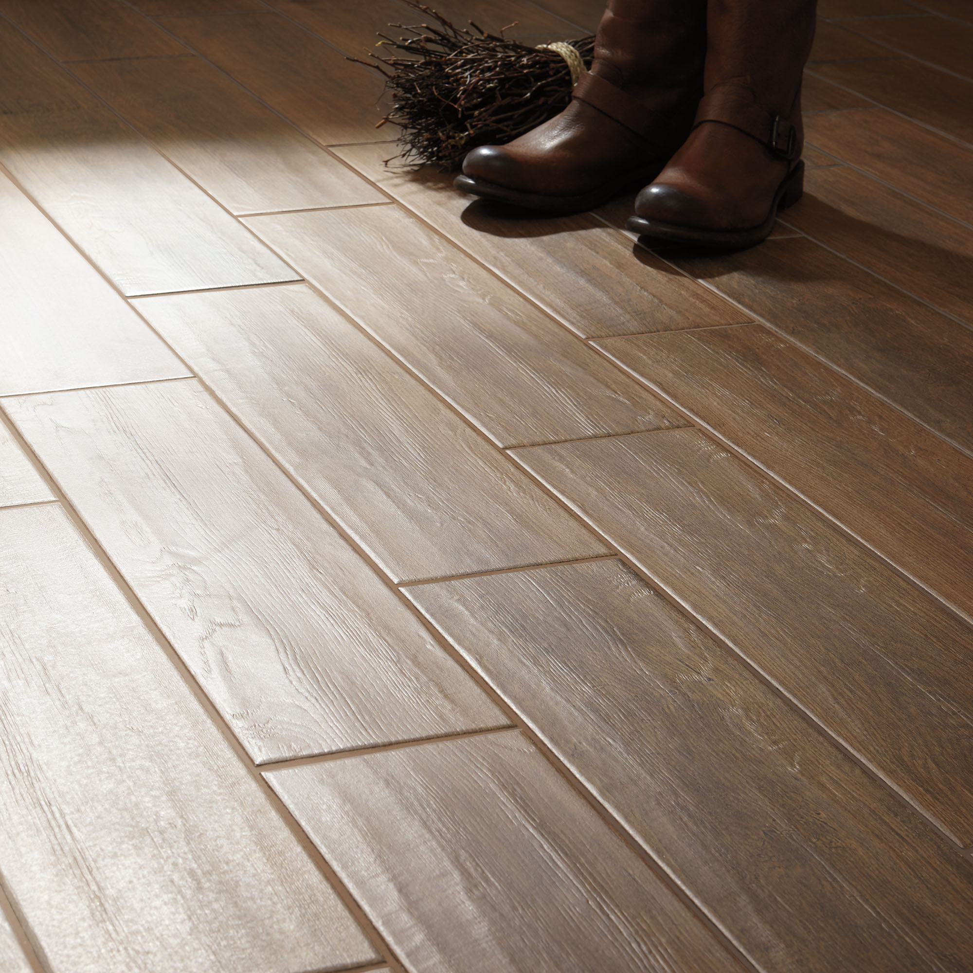 Willow Bend Field Tile Click 6x24 Matte in Willow Bend Smoky Brown Wb02 6 X 36 - Tile by Daltile
