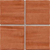 Cotto, Square, 4X4, Hand Crafted, Glossy