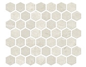 Vitality White, Hexagon, 1 1/2X1 1/2, Ma