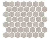 Stamina Grey, Hexagon, 1 1/2X1 1/2, Matt