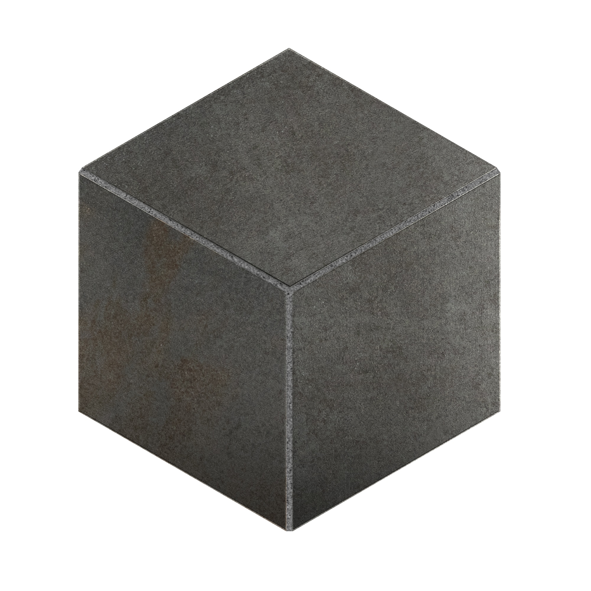 Iron, 3D Cube, 12X12, Light Polished