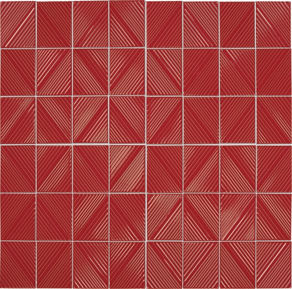 Red, Structural, 3X4, Glossy