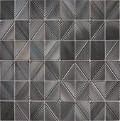 Metallic Gray, Structural, 3X4, Glossy