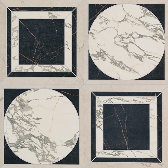 Geometric Multi 24X48 Satin Marble Look | Sovran by Daltile