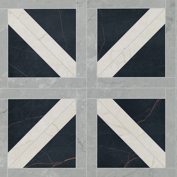 Frame Multi 24X48 Satin Marble Look | Sovran by Daltile