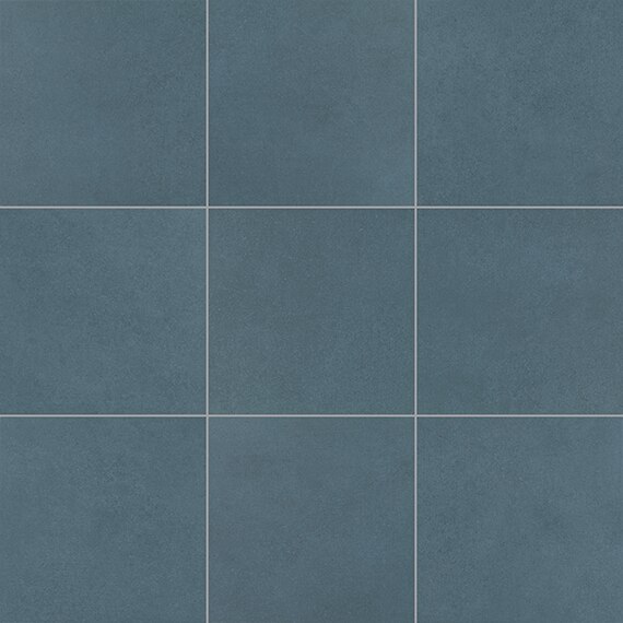 Blue Cement look Floor Tile for Commercial Use for HighTraffic Areas