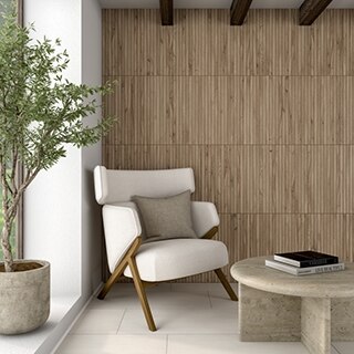 Wooden look wall store tiles