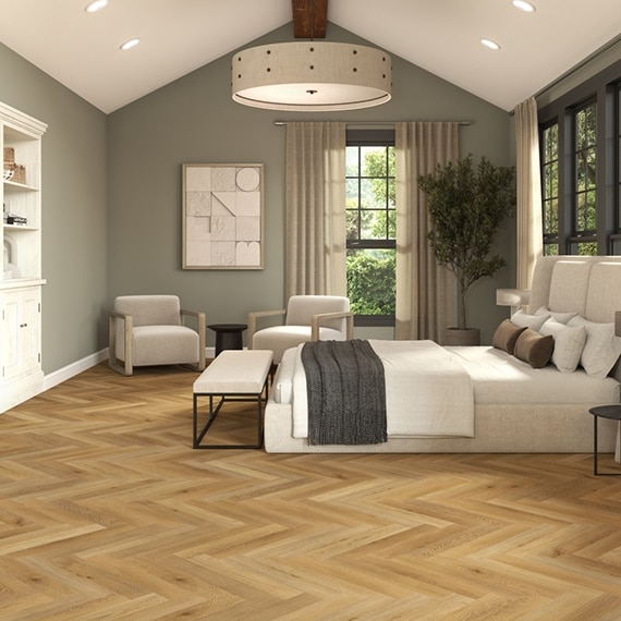 6 in. x 36 in. Wood Look Selection Oak White Grip Matte Porcelain Tile, Kitchen, Shower, Wall, Floor