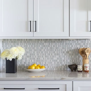 Kitchen grey and yellow tiles kitchen flooring