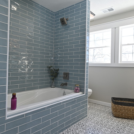 bathroom tile trim designs