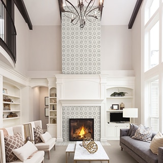 Transform Your Living Space with Decorative Tile Fireplaces