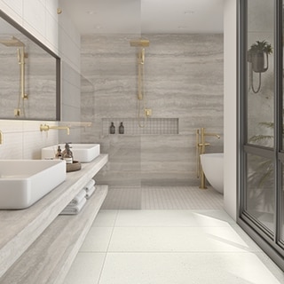 Large bathroom store wall tiles