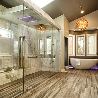 25 Wood Tile Showers For Your Bathroom