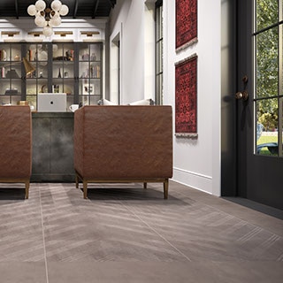 Groutless floor tiles: porcelain jointless flooring