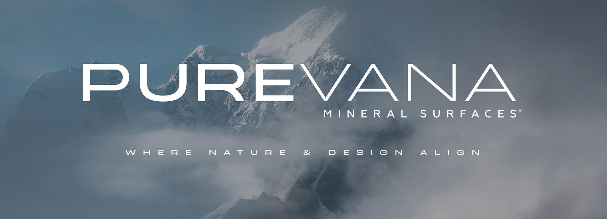 Purevana Mineral Surfaces, where nature and design align. 