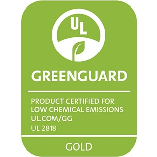 GreenGuard Gold: Product certified for low chemical emissions UL.com/GG UL 2818
