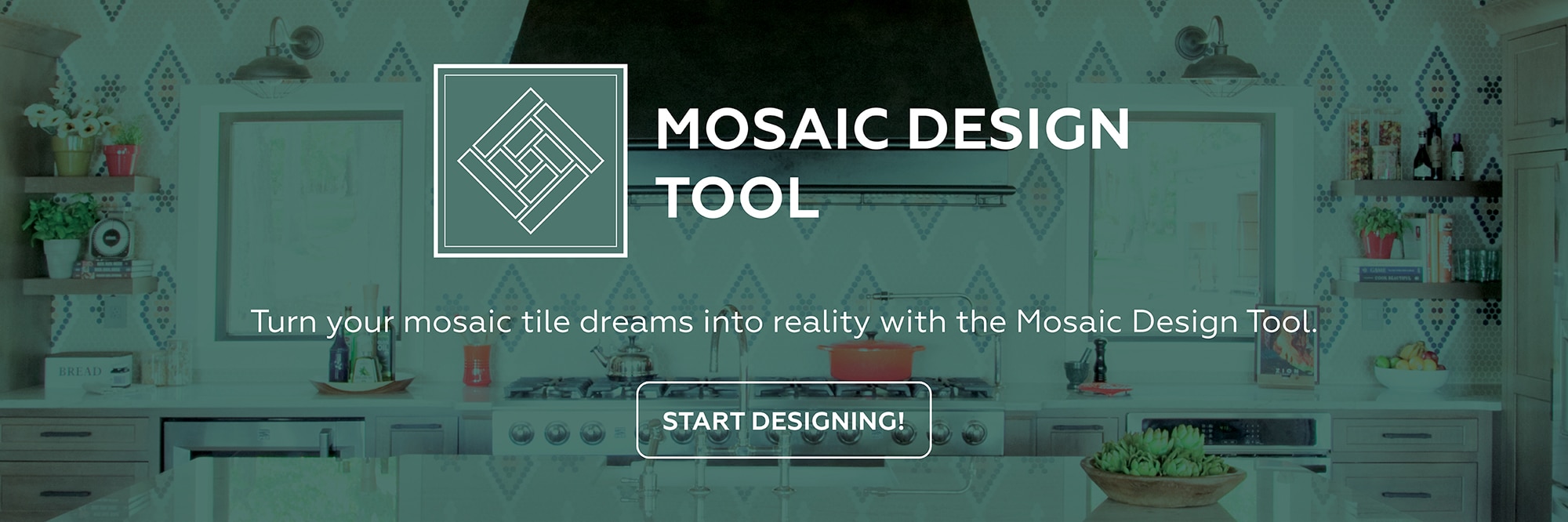 Turn your mosaic tile dreams into reality with the Mosaic Design Tool.