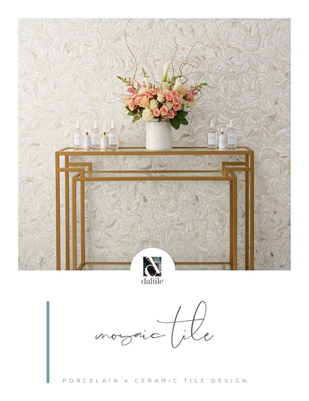 Mosaic tile by Daltile. Porcelain and ceramic tile design.