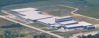 Bird's eye view of the large facilities of Mohawk headquarters.