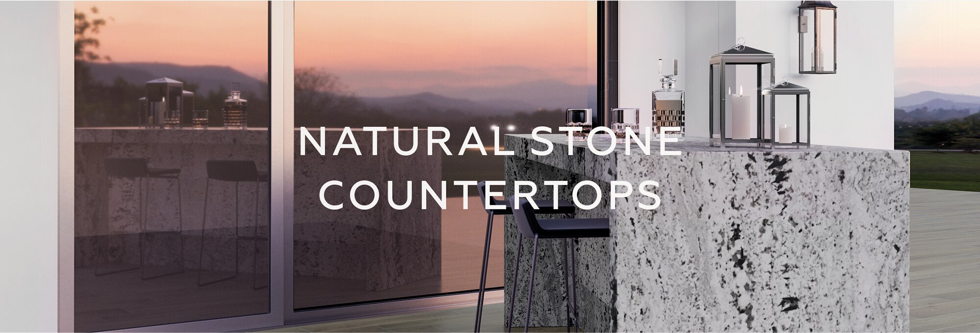 Natural stone countertops
