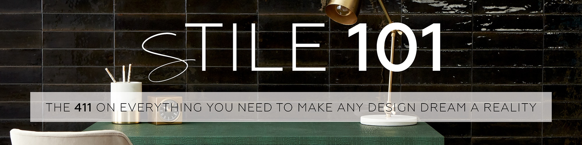 From inspiration to how-to instructions, Daltile has compiled basic information to make working from home a little easier for designers, architects, and DIYers