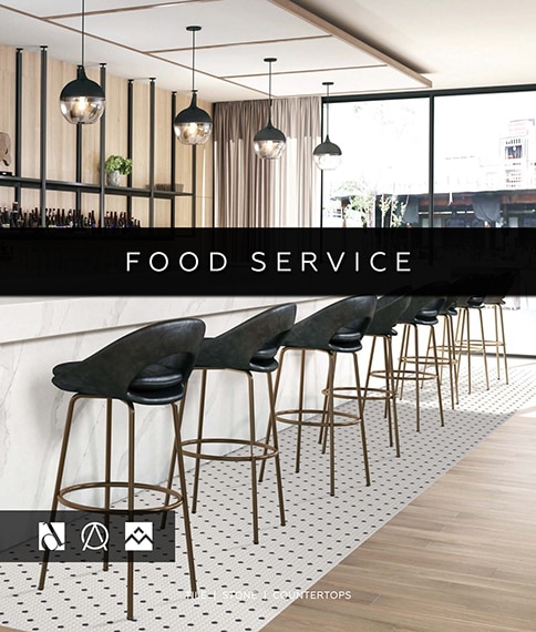 Food Service - tile stone countertops