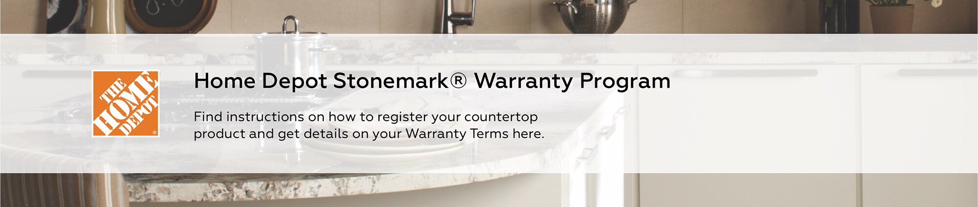 Find instruction to register your countertop product and get details on your warranty terms here.