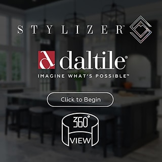 Stylizer by Daltile. Imagine what's possible. Click to begin. 360 degree view.