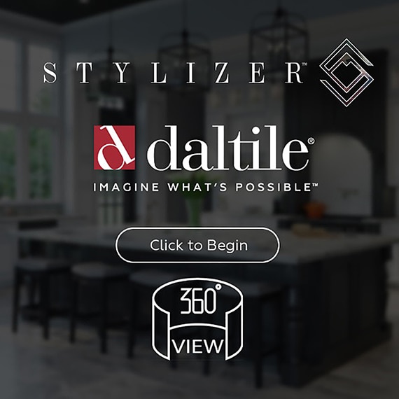 Stylizer by Daltile. Imagine what's possible. Click to begin. 360 degree view.