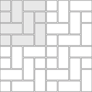 Cobblestone tile pattern guide