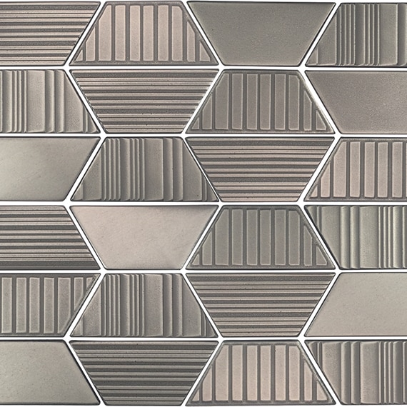 Daltile Mosaic Industrial Metals in Stainless IM20