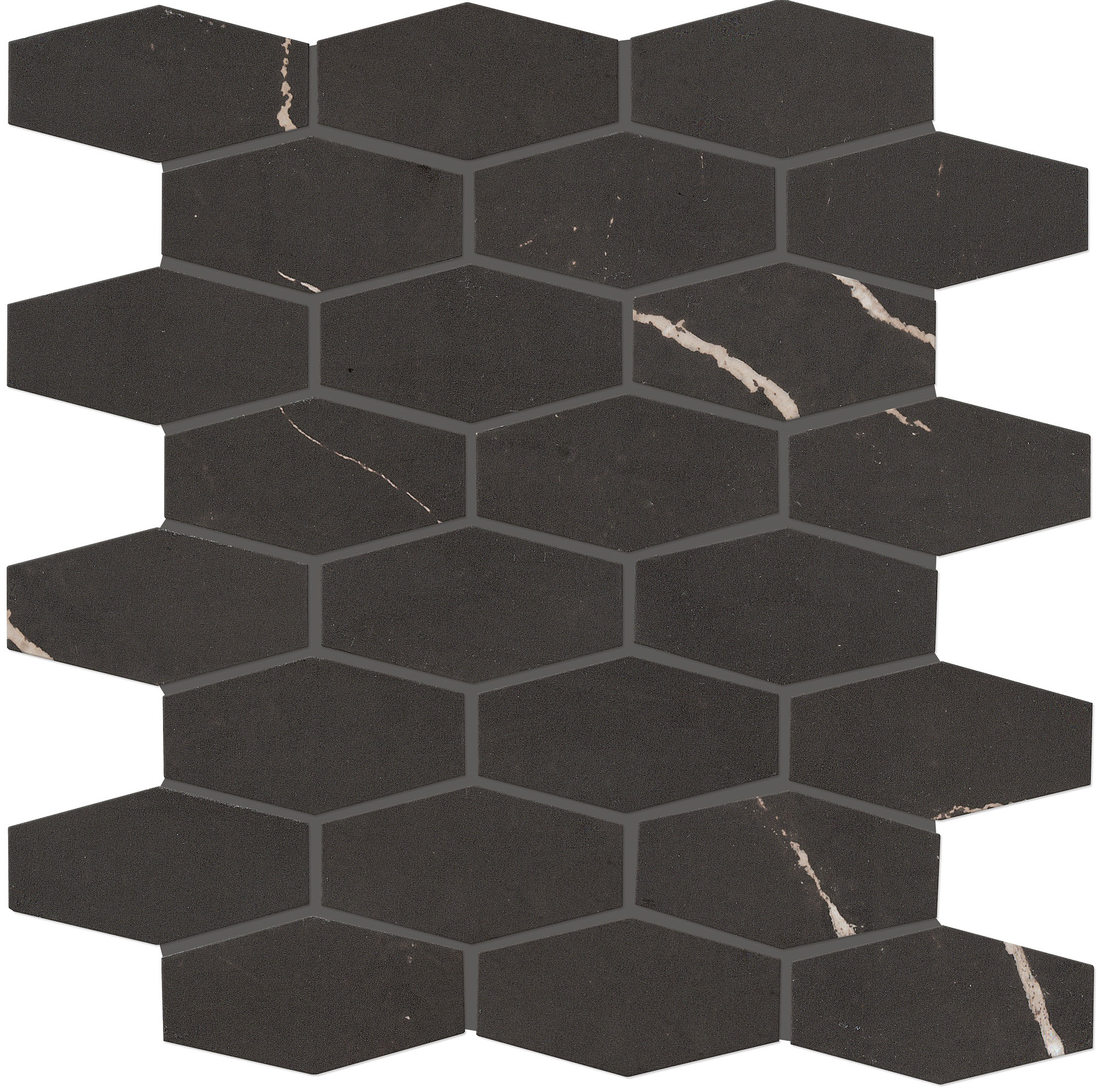 Centurio Black, Linear Hexagon, 2X3, Mat