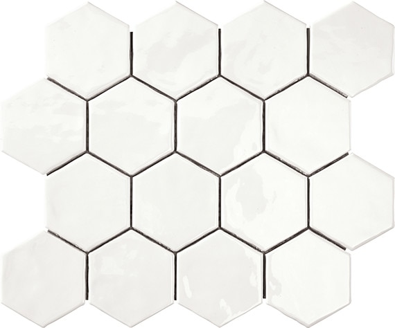 Artic, Hexagon, 3X3, Glossy